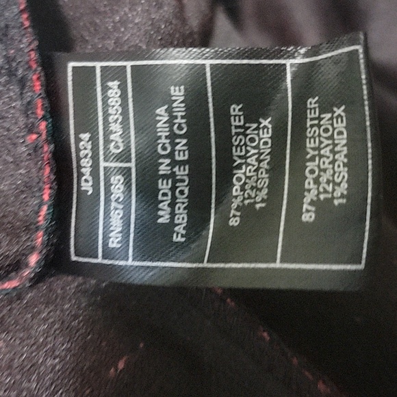 Jack Belted Fit & Flare Dress red & black Paisley Print Women’s size 4 - Picture 9 of 12